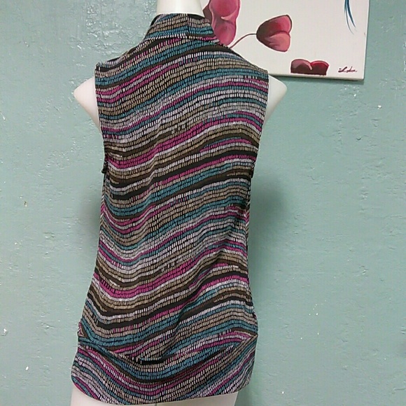 TOP BLOUSE MULTI COLORS. - Picture 2 of 6